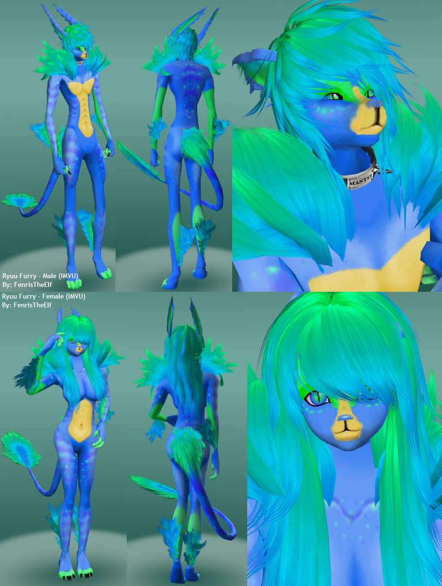 Ryuu Furry Outfit (IMVU)