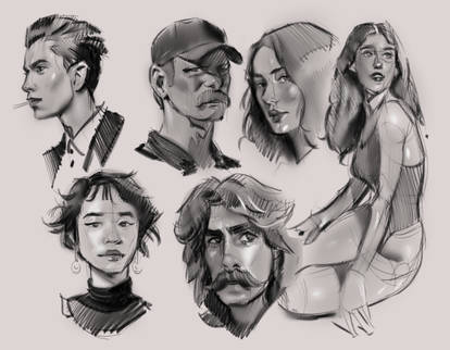 Quick portraits