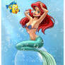 Ariel the Little Mermaid pinup
