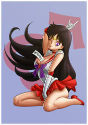 Sailor Mars pin up