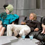 Effie,Haymitch and Katniss