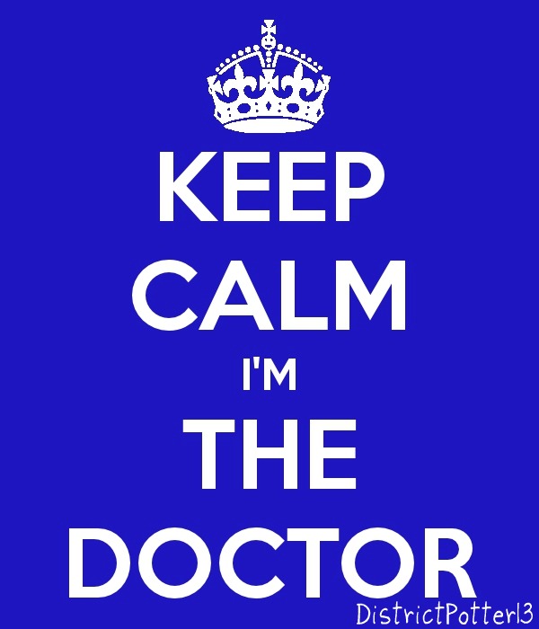 Keep Calm I'm The Doctor