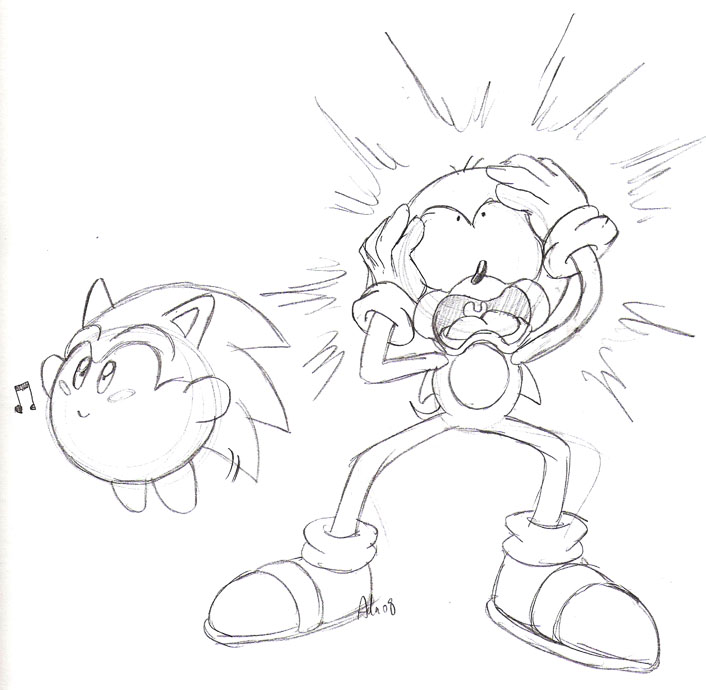 Kirby and Sonic