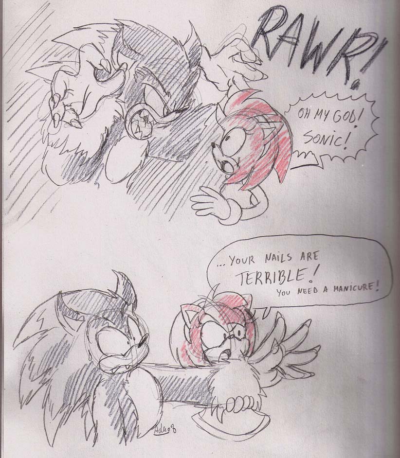 Werehog meets Amy