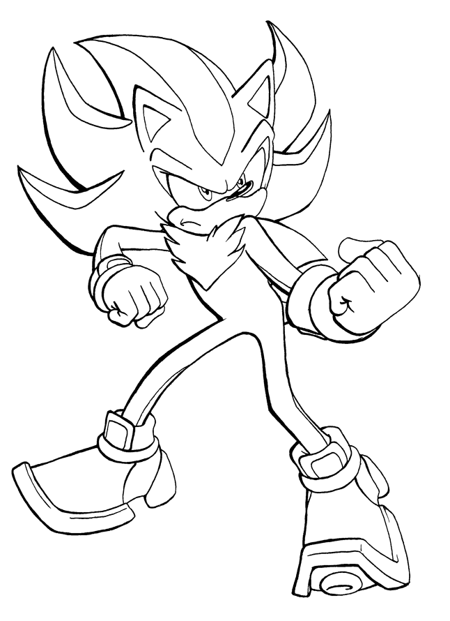 Dark Sonic Outline by grim-zitos on DeviantArt