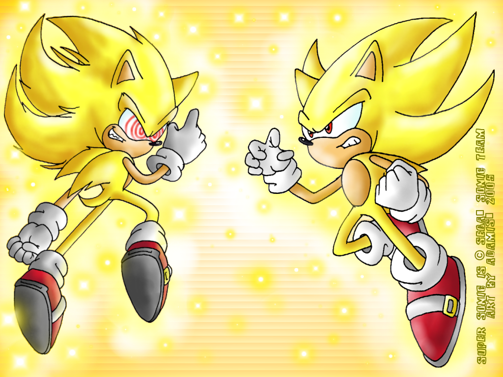 Super Sonic vs Hyper Sonic by leifii on DeviantArt. : r