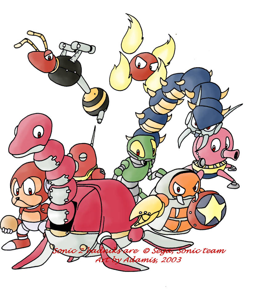 Old Art Sonic 2 Badniks By ThePandamis On DeviantArt old-art-sonic-2-badniks-by-thepandamis-on-deviantart