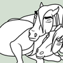 Horse Couple Lineart