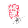 Hellboy Sketch Commish
