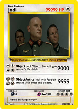 Jodl Pokemon Card XD