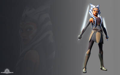 70. Ahsoka Tano 1 (Wallpaper) by RayneTheQueen