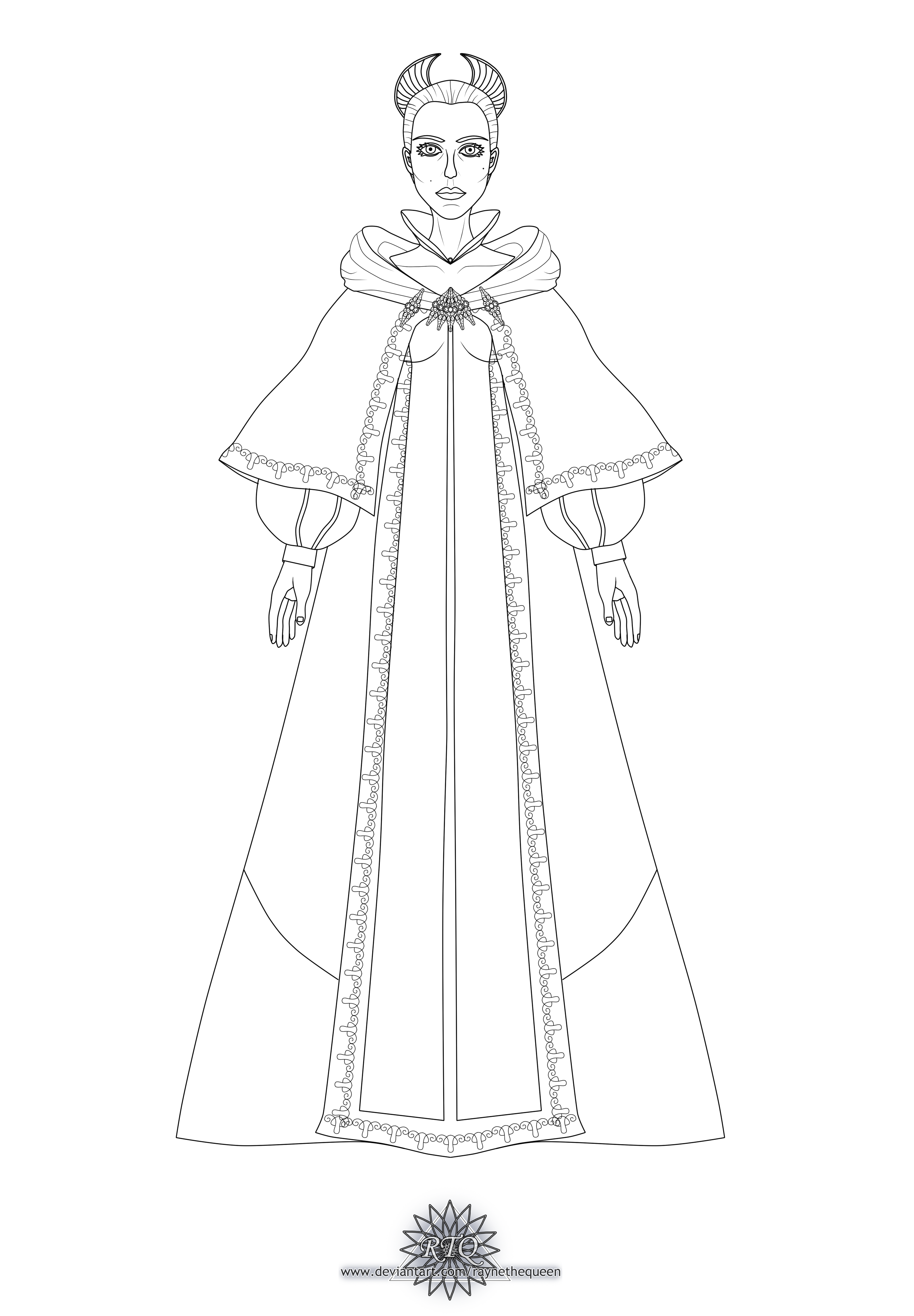 Queen Amidala Coloring Pages