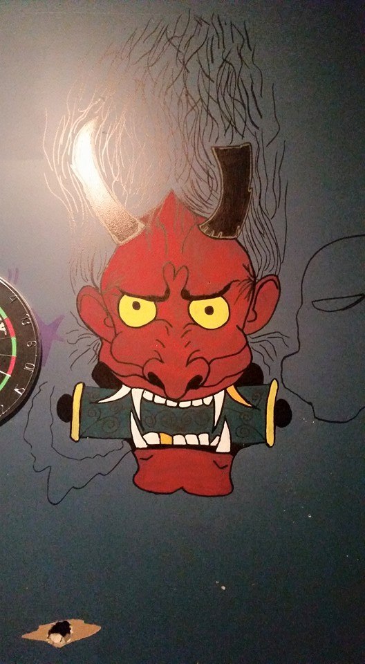 Hannya on th wall