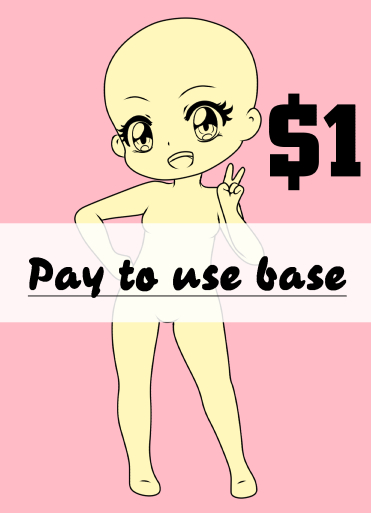 Chibi posing base $1 by gothicwhisper on DeviantArt