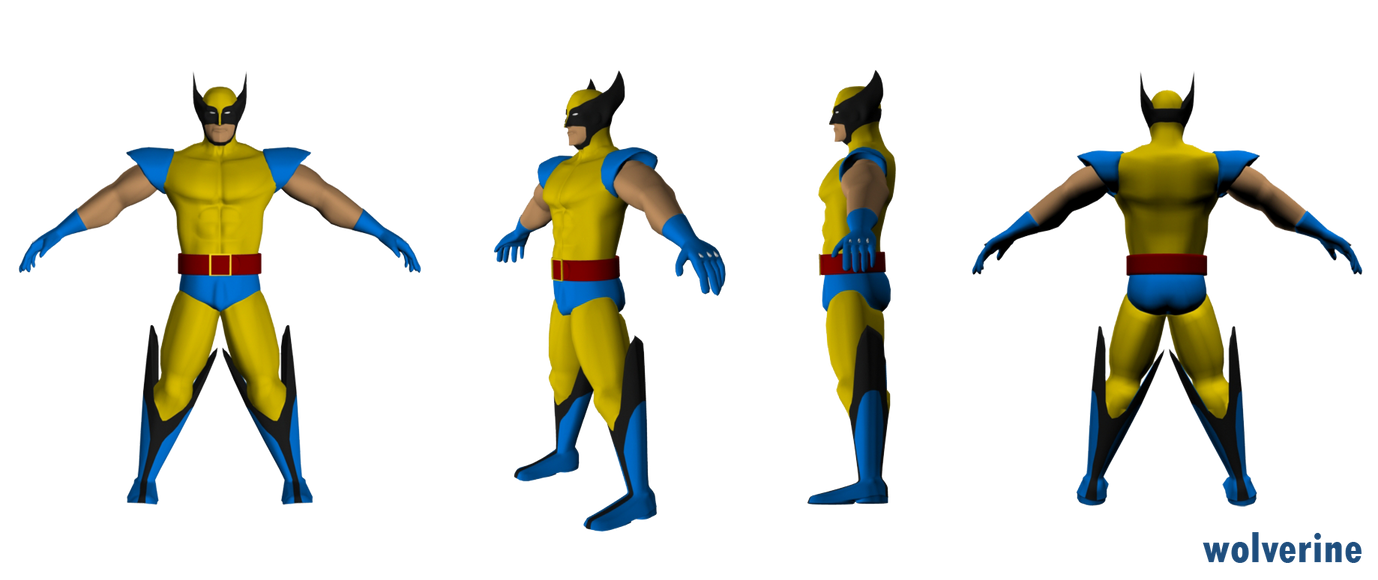 wolverine 2d turnaround by hilmi-atudisma on DeviantArt