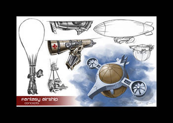 Fantasy Airship Concepts