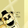 Golden Freddy can`t party