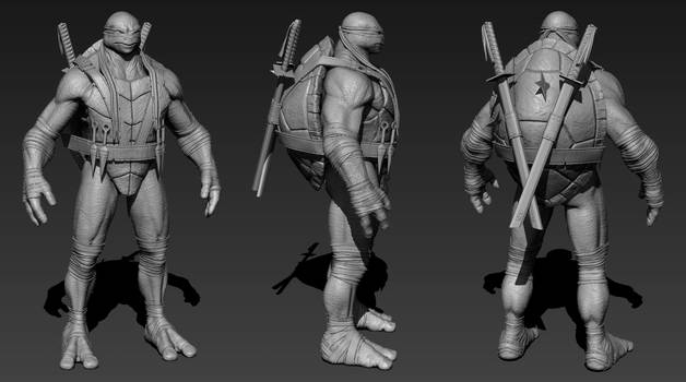 TMNT Leonardo - High poly