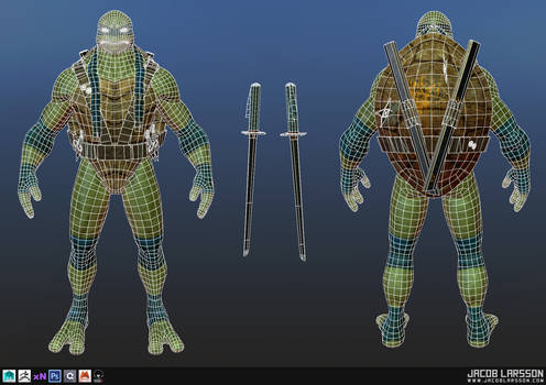 TMNT Leonardo - Breakdown