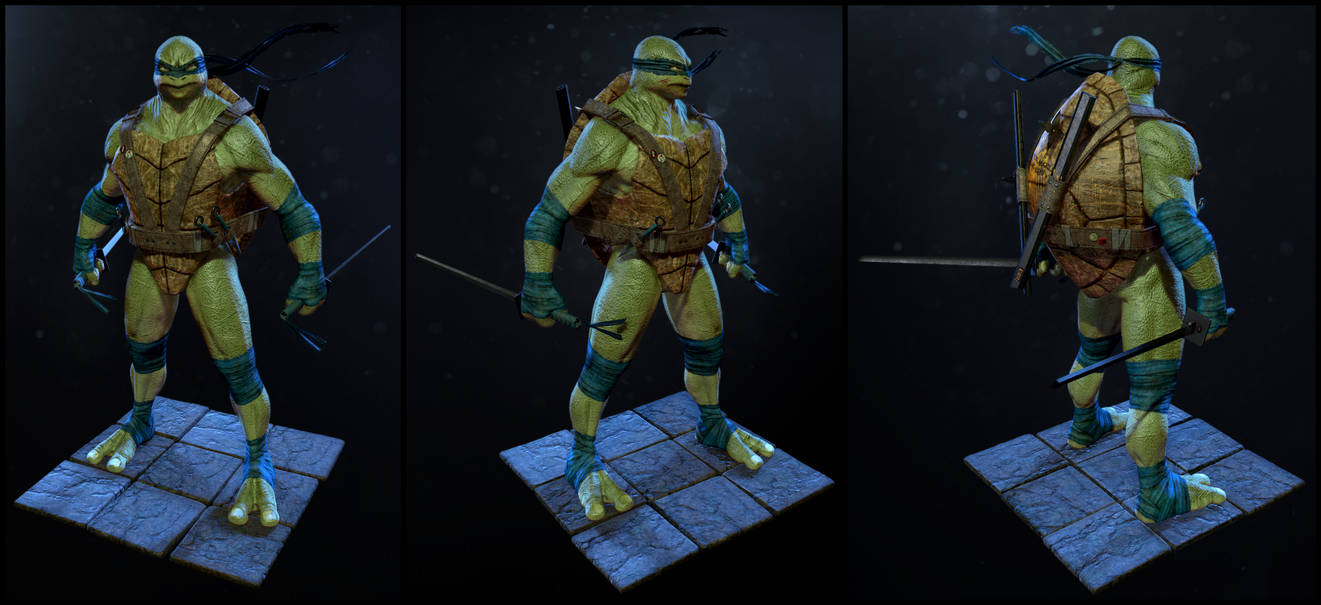 TMNT Leonardo - Turnaround