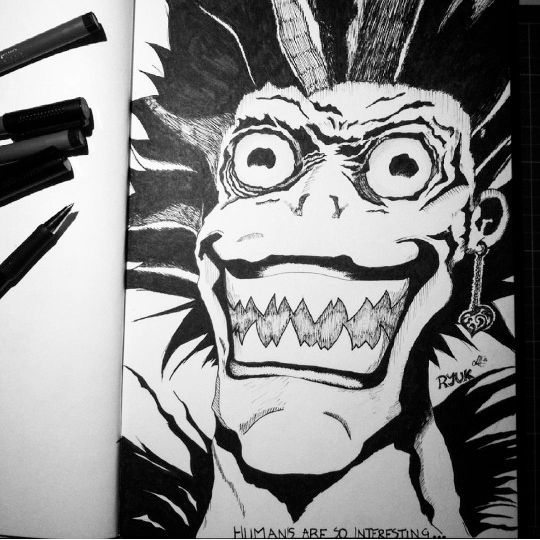 Hell Death Note Ryuuku Deathnote Fanart by Jahmira on DeviantArt
