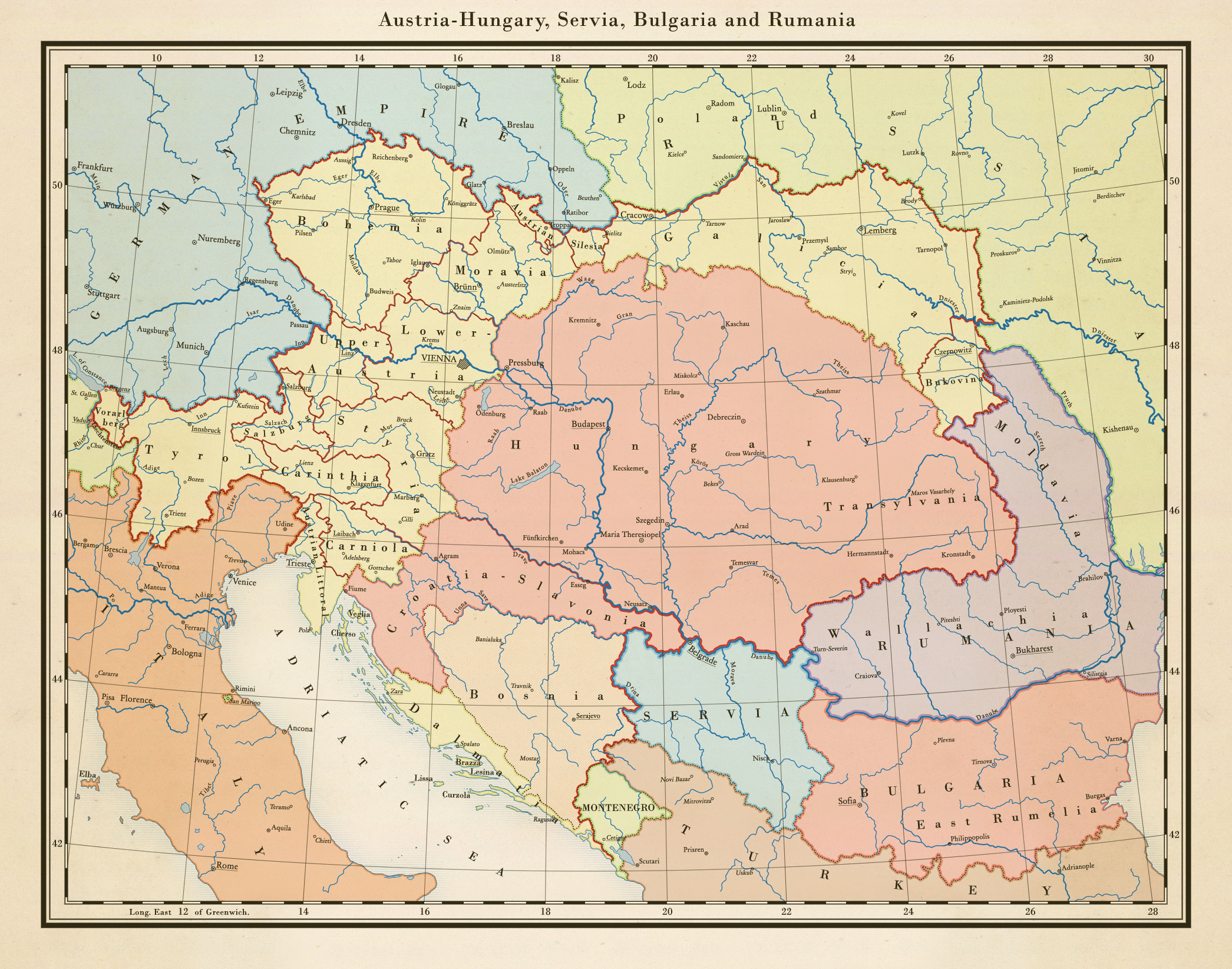 Austria-Hungary, early 1900s