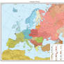 Linguistic map of Europe