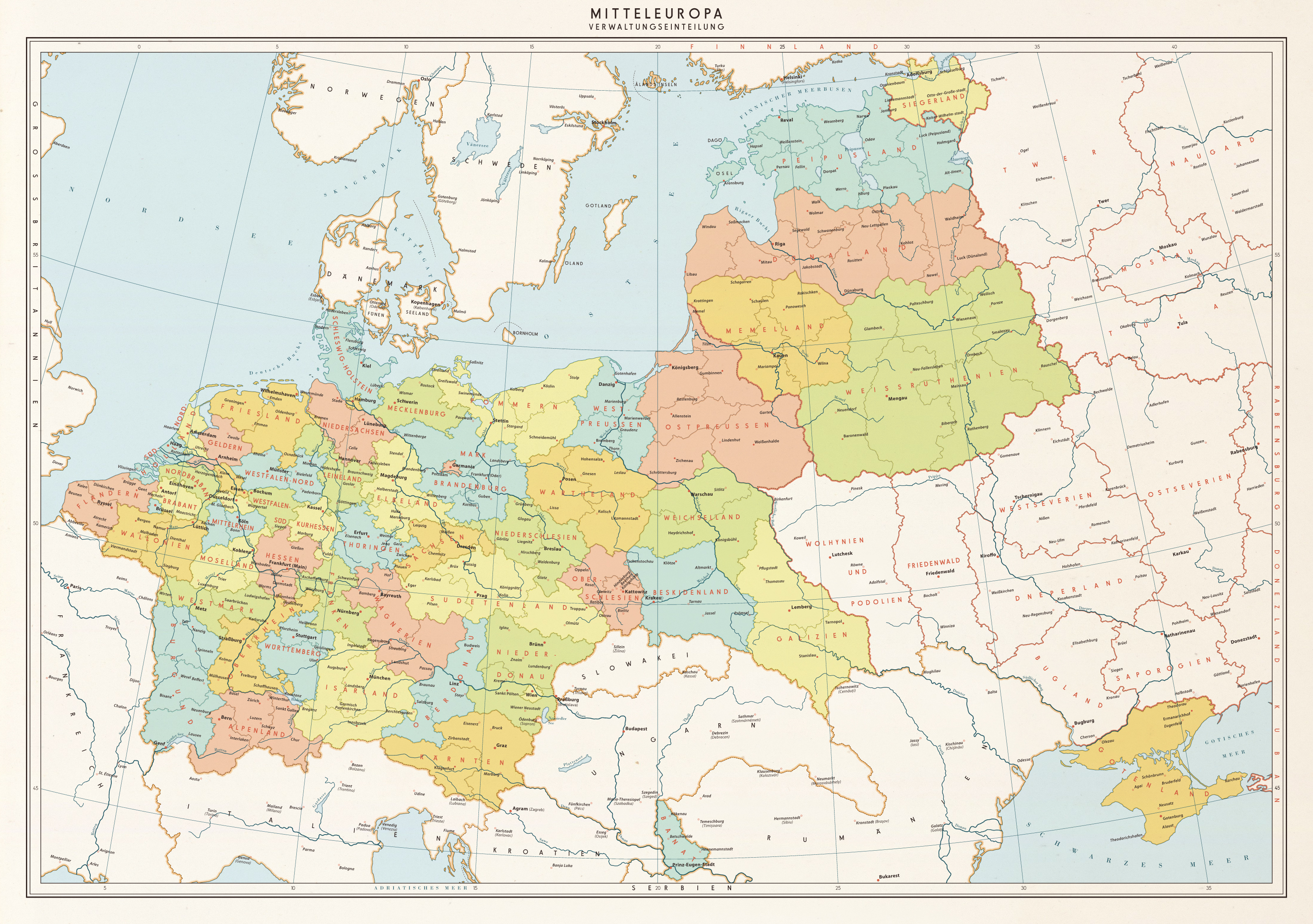 Mitteleuropa - All roads lead to Germania