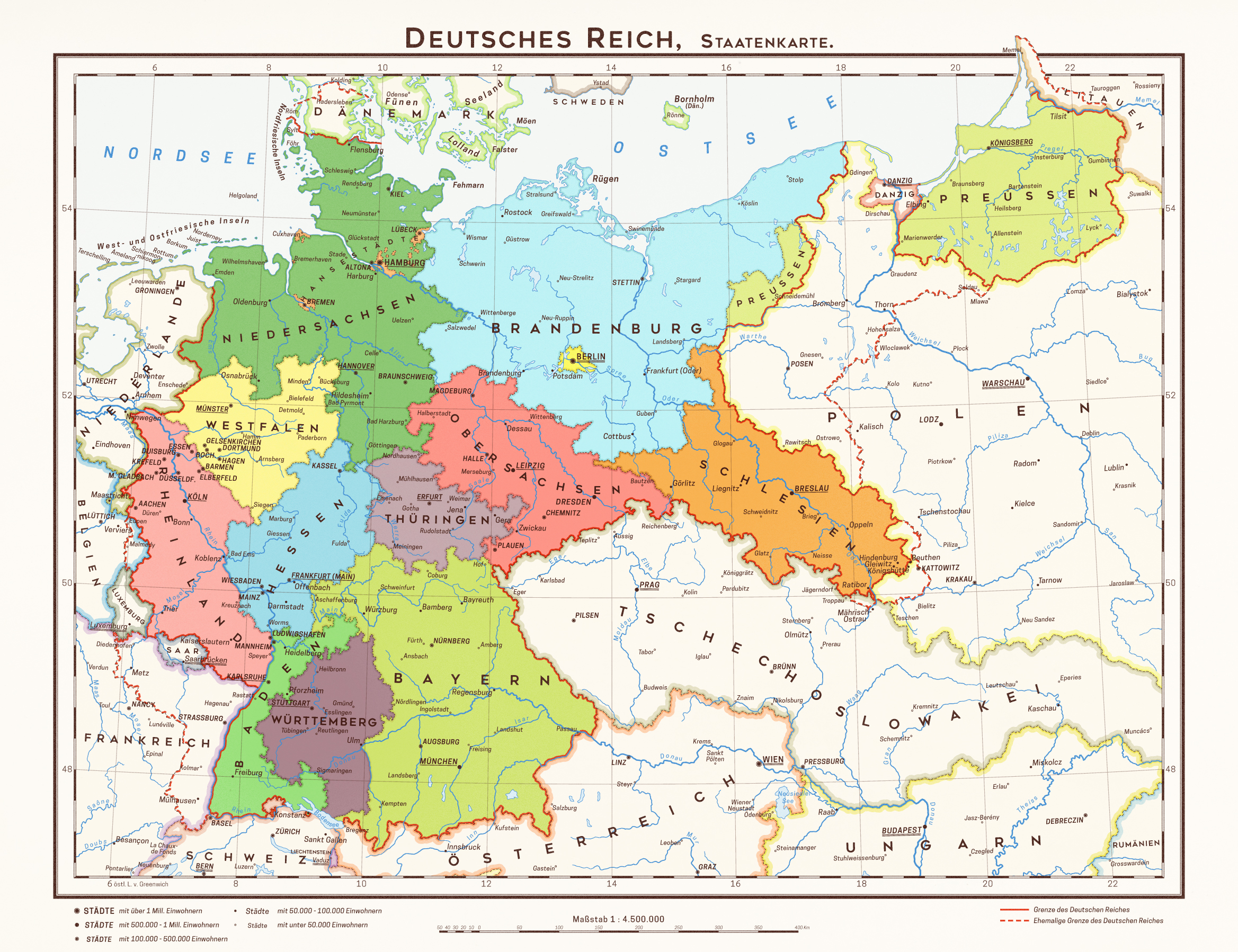 Hugo Preuss' States of Germany