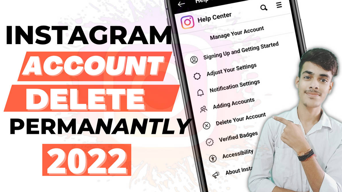 How to Delete Instagram Account 2022 by abhayadav on DeviantArt