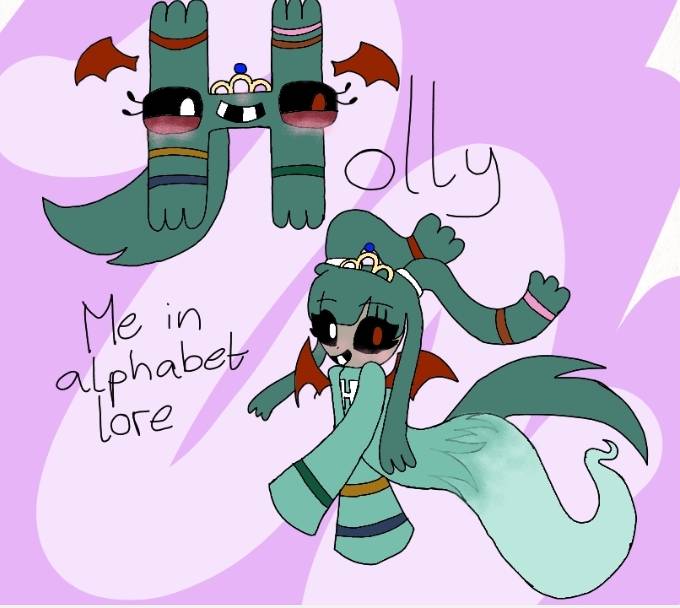 Alphabet lore fanart N (I changed my Artstyles) by DgirlRedArmy on