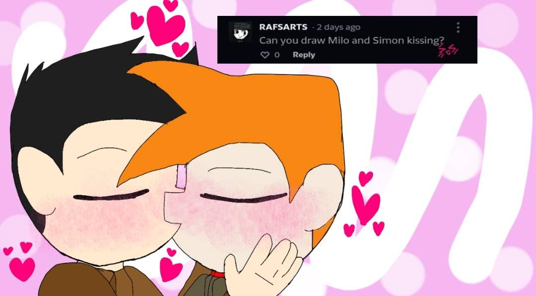Milo Death Simon Rabbit Milo and Simon kiss #'3'# by YinYangHMP on DeviantArt