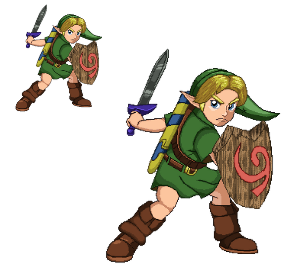 Young Link - Ultimate (Pixel-Art) by DarkTremor100 on ...