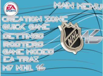 NHL16 Main Menu Concept