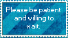 Patient stamp.