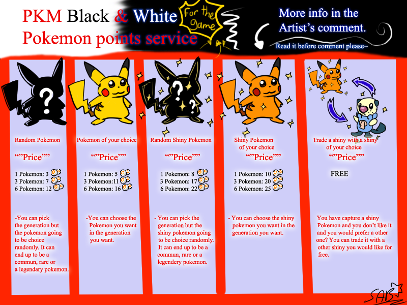 Basic Pokemon Point PKM Black-White-points service by Rhaytronik on DeviantArt