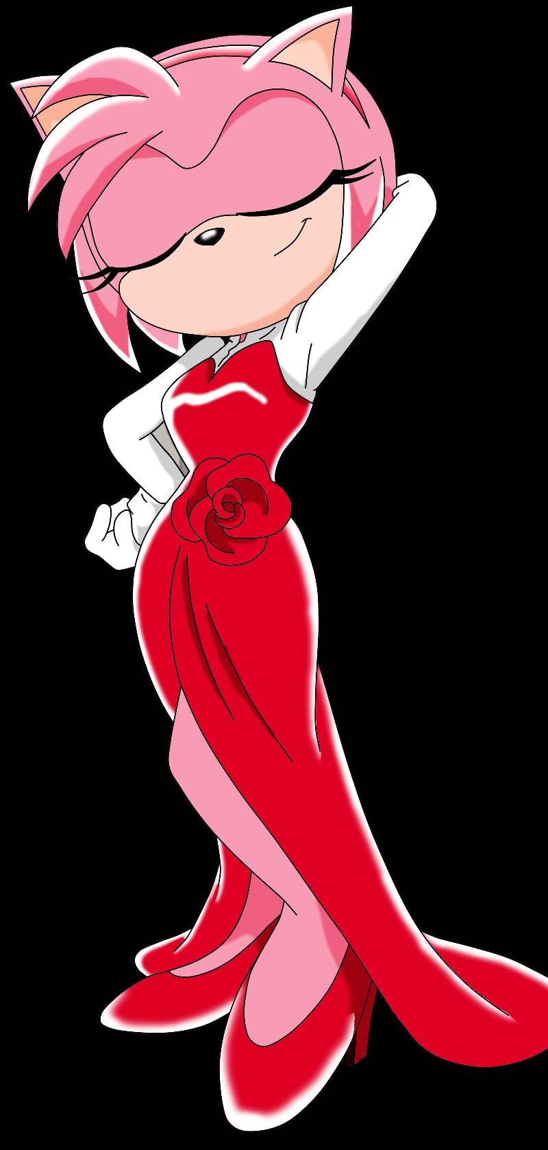 Amy Rose Dress by Nicomaras on DeviantArt