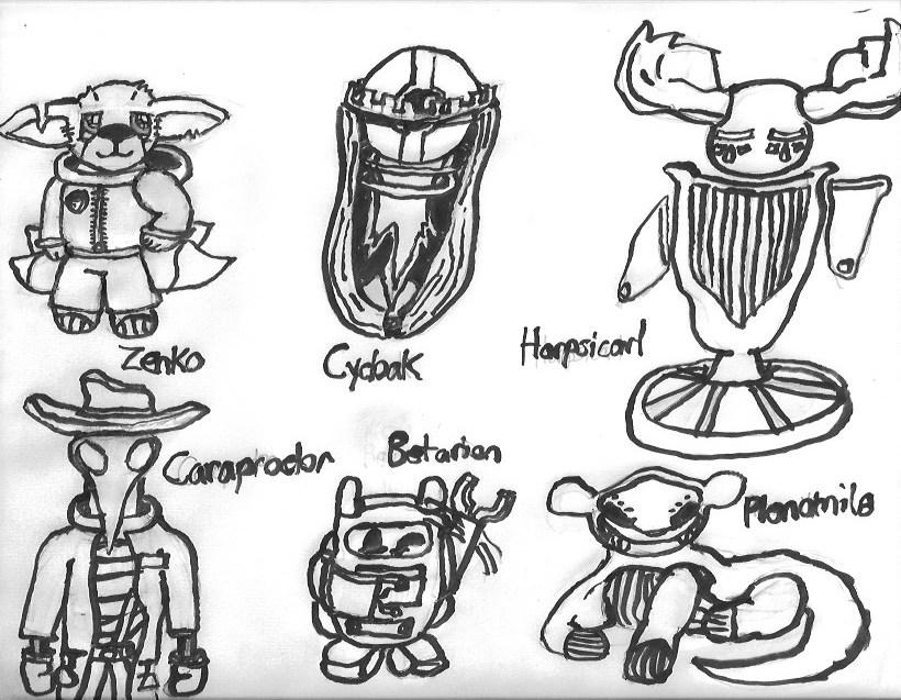 Folklore Fantasy Races Outlined by Brockisnothere on DeviantArt