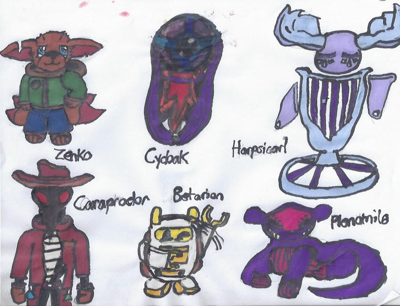 Folklore Fantasy Races Outlined Color by Brockisnothere on DeviantArt