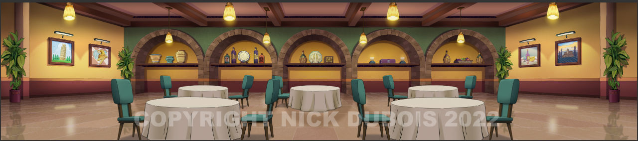 INT Italian Restaurant Copyright Nick DuBois 2022 by NDuBdesigns on ...