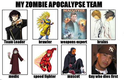 My Zombie Apocalypse Team