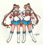 Twin Moon Power by SarahForde