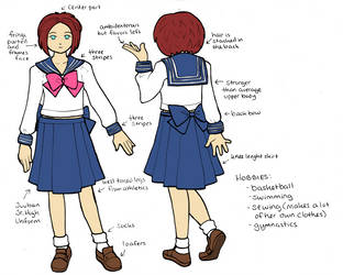 Arashi Hikari - Jr High School Reference Sheet