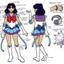 Sailor Caloris Eternal Form - Reference Sheet