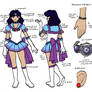 Sailor Caloris Celestial Form - Reference Sheet
