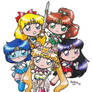 Chibi Super Sailor Team
