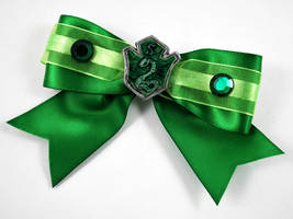 Slytherin Hair Bow - Harry Potter