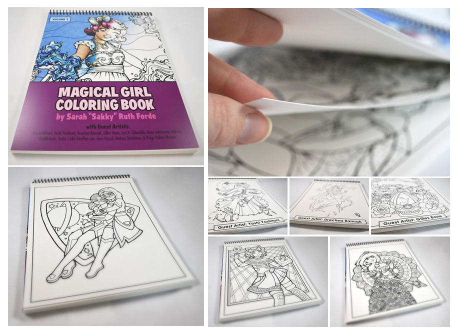 Magical Girl Coloring Book - AVAILABLE NOW!