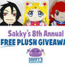 Sakky's 8th Annual Free Plush Giveaway!