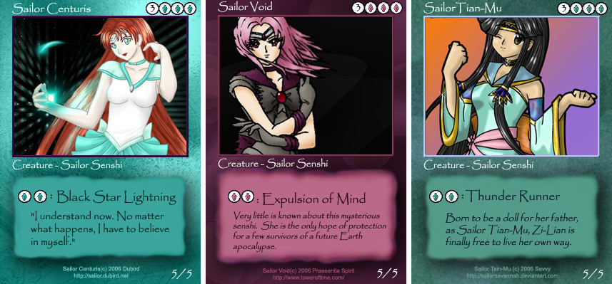 Otaku Senshi Playing Cards 3